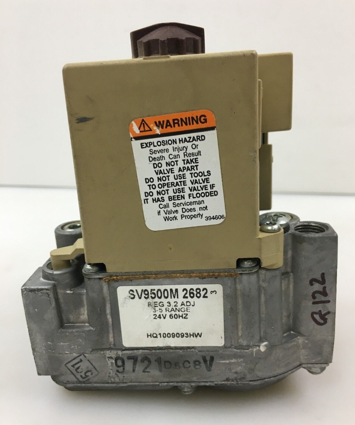 Honeywell Smart Gas Valve SV9500M2682 HVAC SmartValve HQ1009093HW used #G122