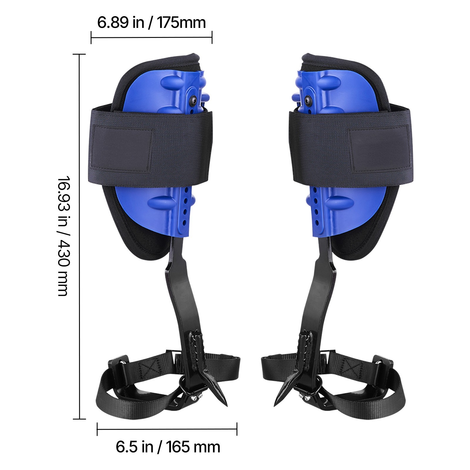 Uimoso Tree Climbing Spikes Set Climbing Spurs Steel Safety Rope Seat Harness