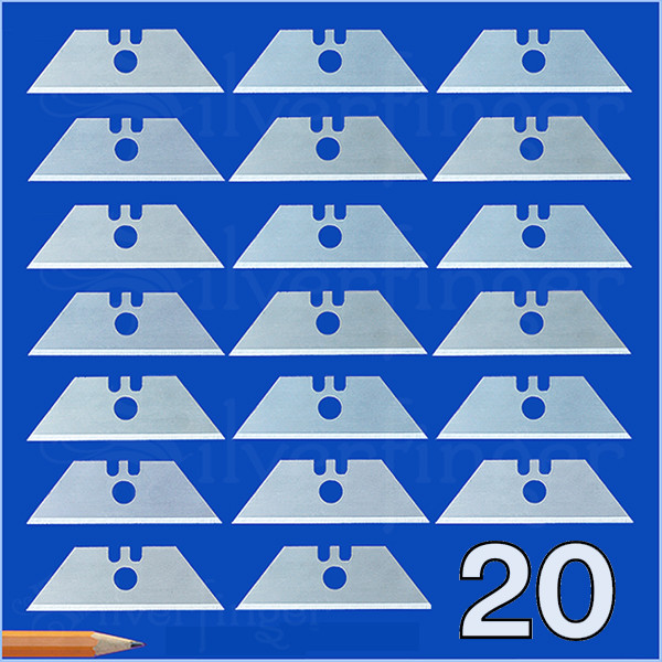 10—20—50 UTILITY KNIFE BLADES Replacement Refills Standard Razor Box Cutter Tool