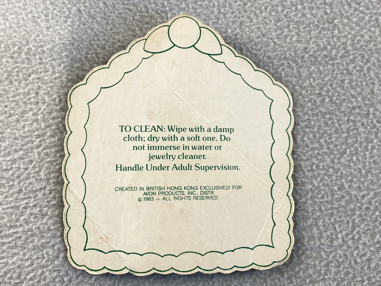 Vintage 80's Avon Holiday Christmas Pin Necklace Plastic Jewelry Lot of 5