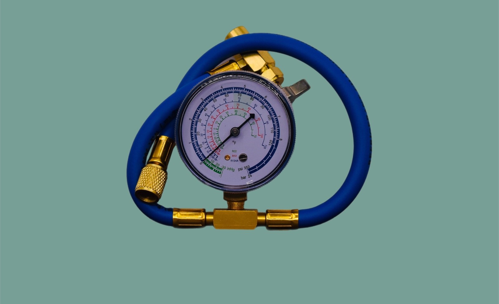 Arctic Air for R22 | 8 Cans + Brass Gauge | 4oz EnviroSafe | Get Colder Air!