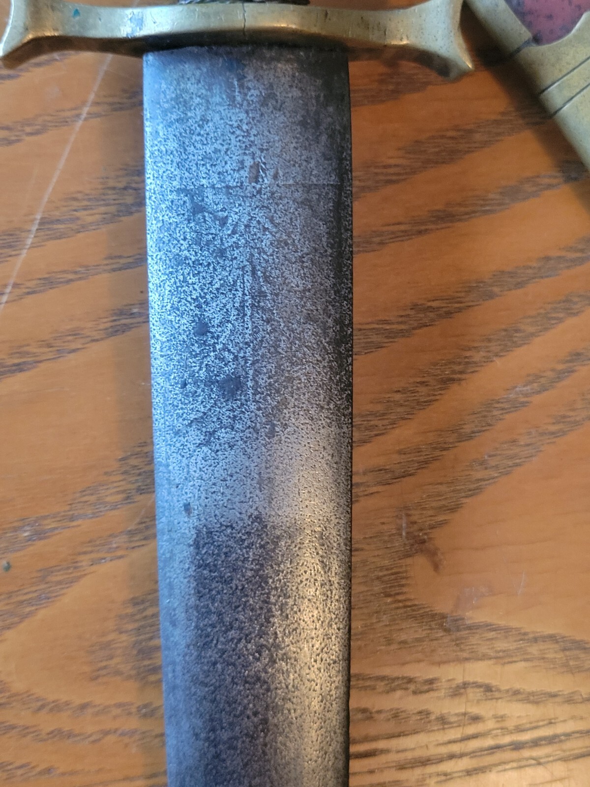 Civil War Officer's Dagger with Sheath Used Free Shipping