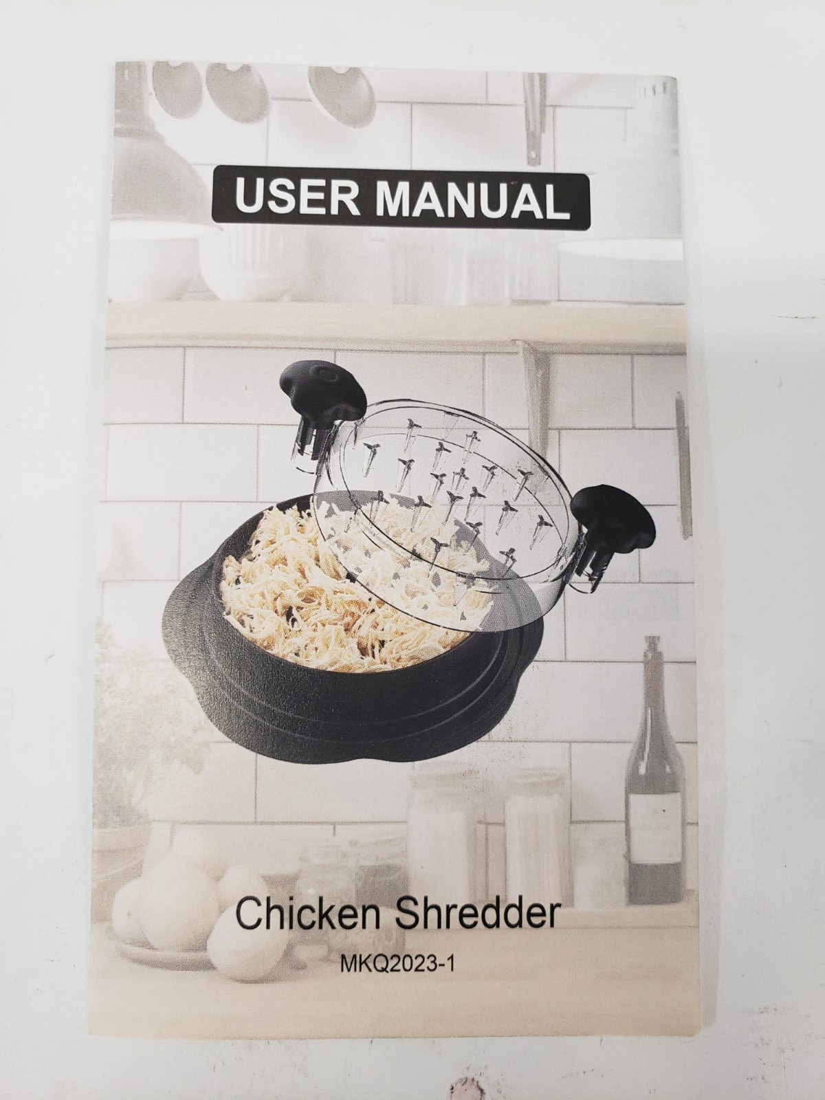 Suretivian MKQ2023-1 Large Ergonomic Chicken Shredder Set - Orange