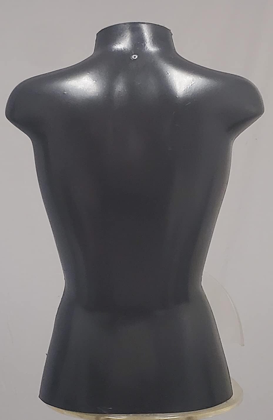 Male Torso Mannequin Form Display Bust 39" Chest, Black Color (#50R05)