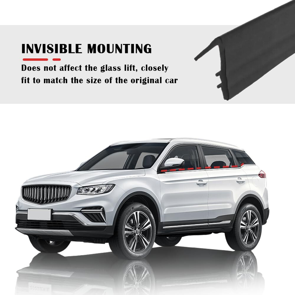 13ft V-Shape For Lexus Window Edge Moulding Trim Weatherstrip Seal Strip