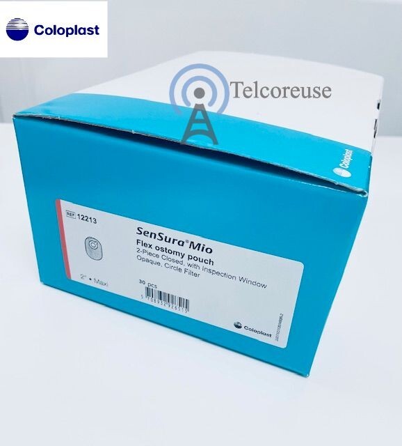 30 QTY Coloplast SenSura Mio Ostomy Pouches, 12213, NEW IN BOX, 2027, Sealed Box