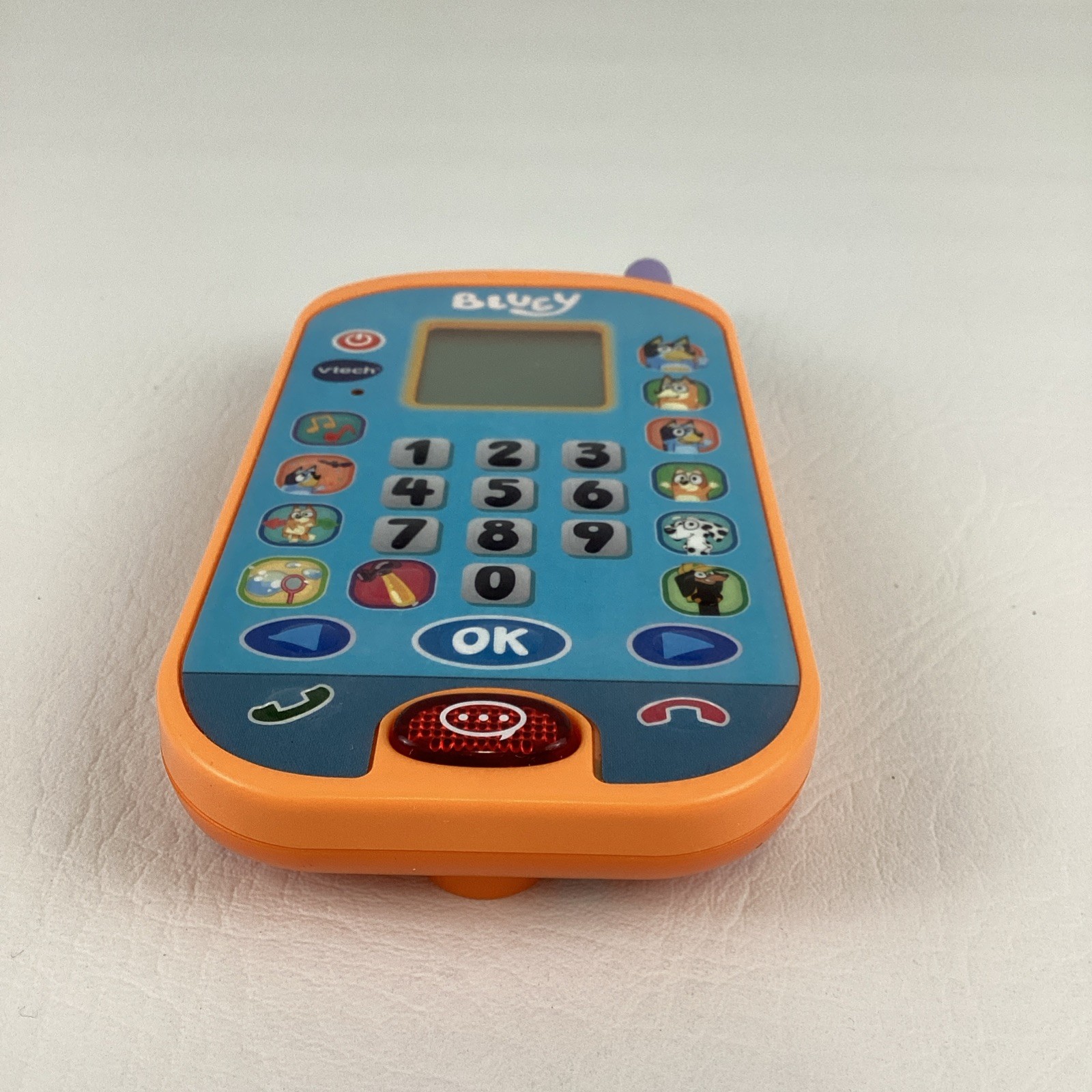 VTech Bluey Ring Ring Phone Preschool Toddler Learning Toy Character Activity