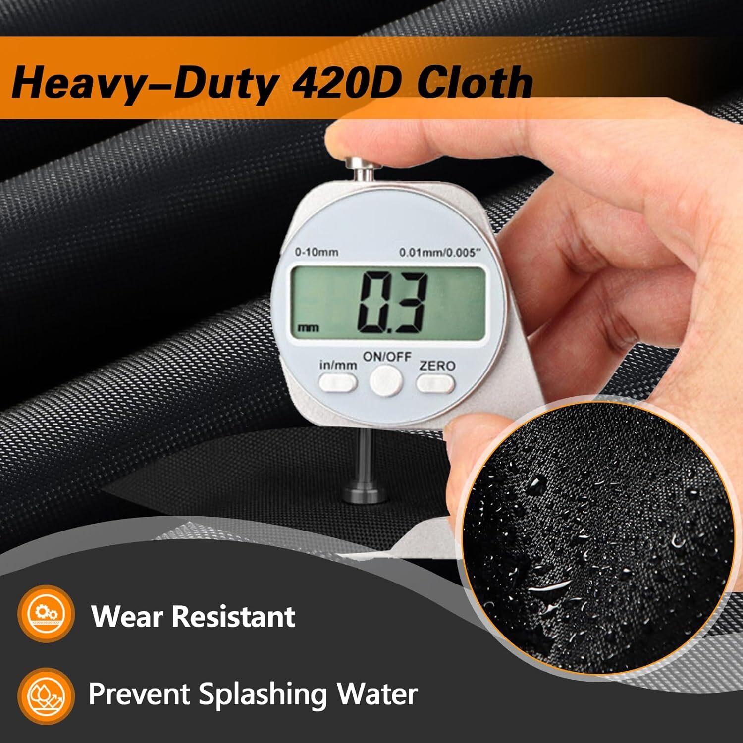 Dog Crate Cover 48 In XL Dog Kennel outside Cover for Large Dogs 420D