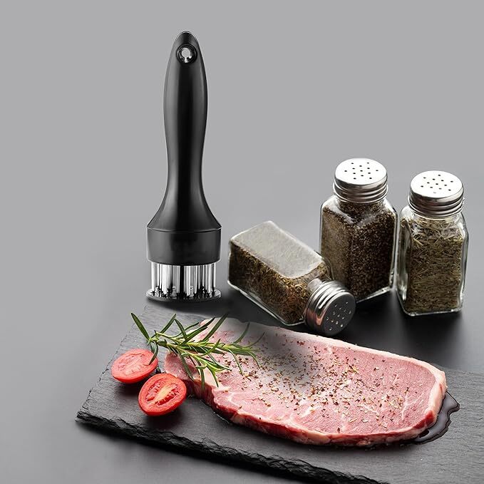 Meat Tenderizer Tool 21Needles Stainless Steel for Tenderizing Kitchen Tool USA
