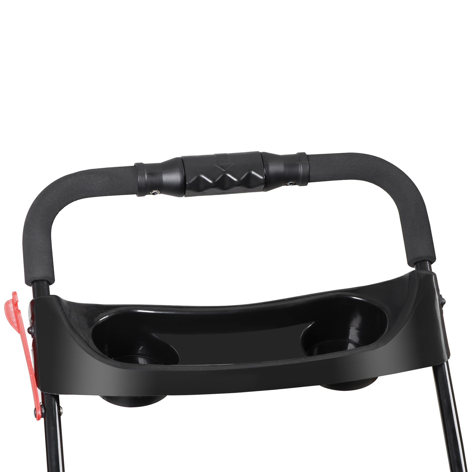 Pet Stroller Foldable Dog Cat Jogger Stroller w/4 Wheel & Detachable Basket Gray