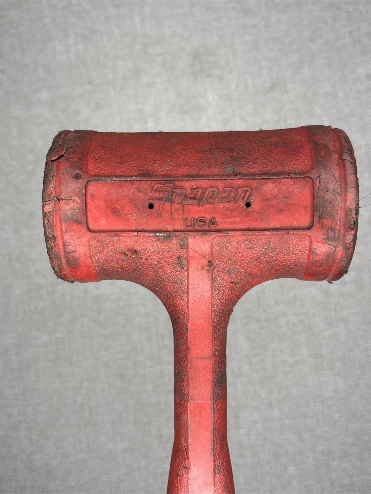 Snap-On Tools 48oz Dead Blow Hammer. HBFE48. Soft Grip. Red