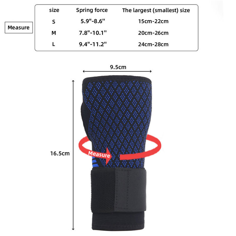 Wrist Hand Support Brace Carpal Tunnel Sprain Arthritis Gym Sports Right / Left