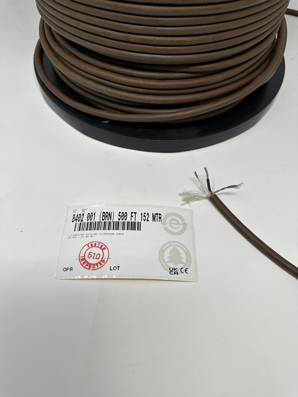 Belden 8402 Audio Interconnect Cable - SOLD BY THE FOOT - Audiophile Grade