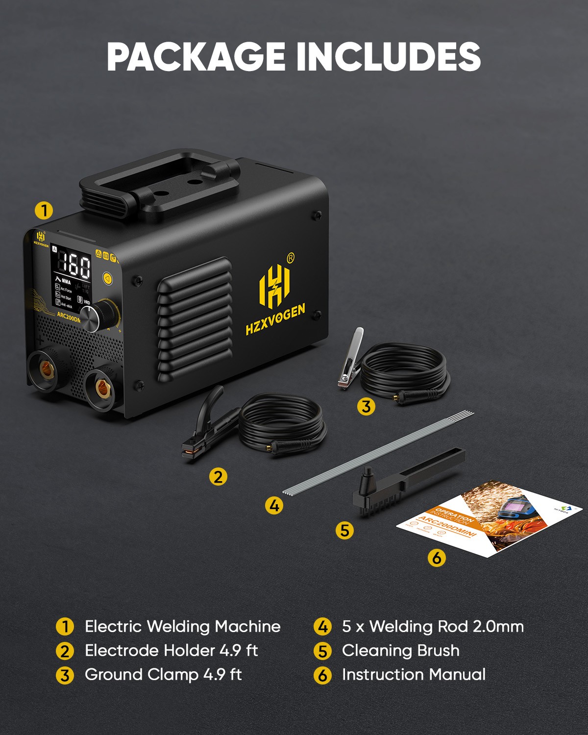 120A Portable mini Stick Welder 2-IN-1 Lift TIG Stick Welder 110V New Household