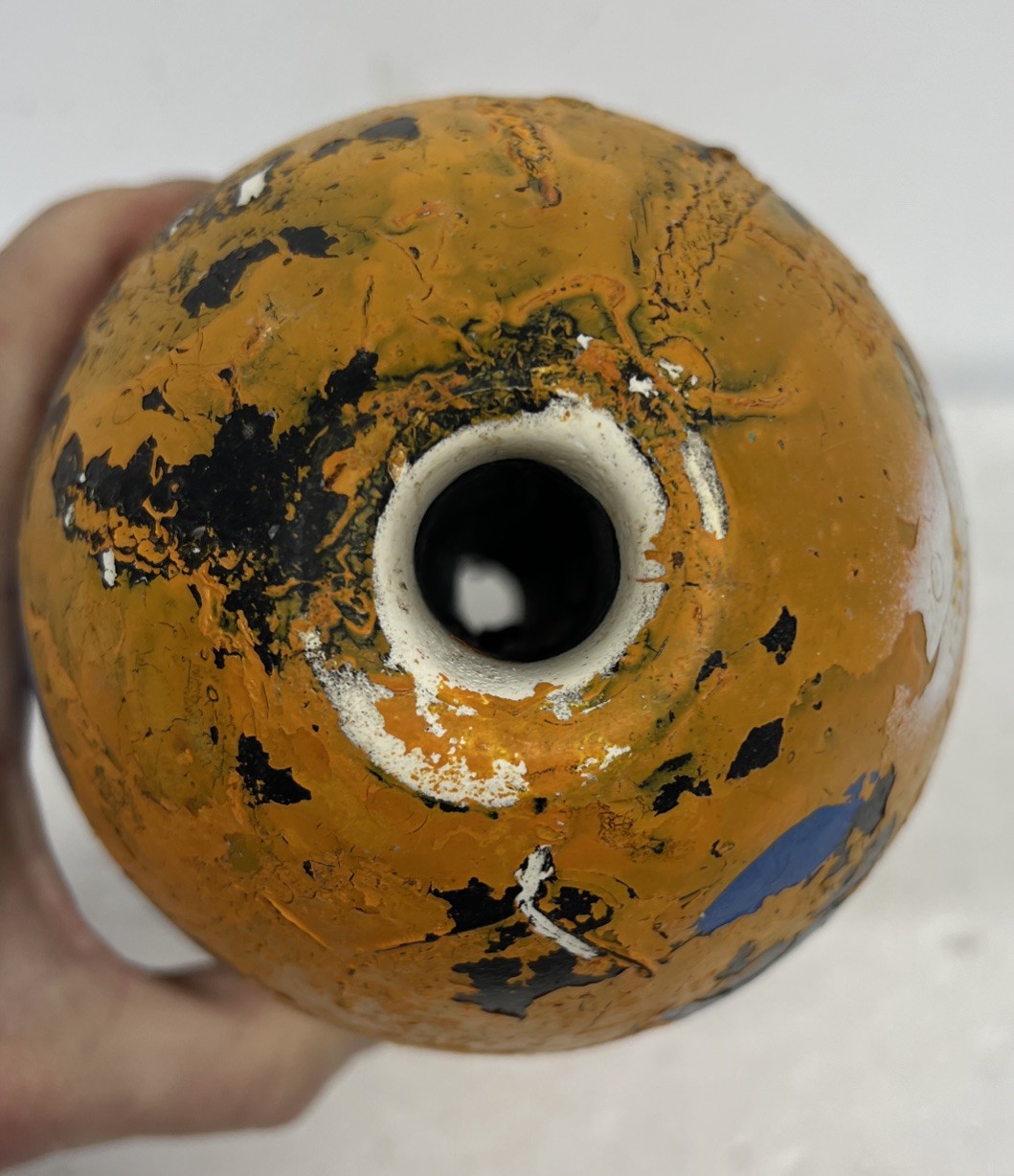 Crab Fish Pot Float Buoy Nautical Coastal Marine Shabby Chic Decor OBX Authentic