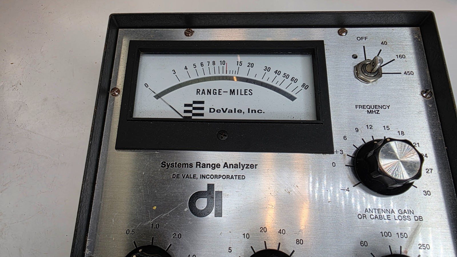 DeVale Inc Systems Rnage Analyzer vintage Radio HAM AM FM CB electronics kit