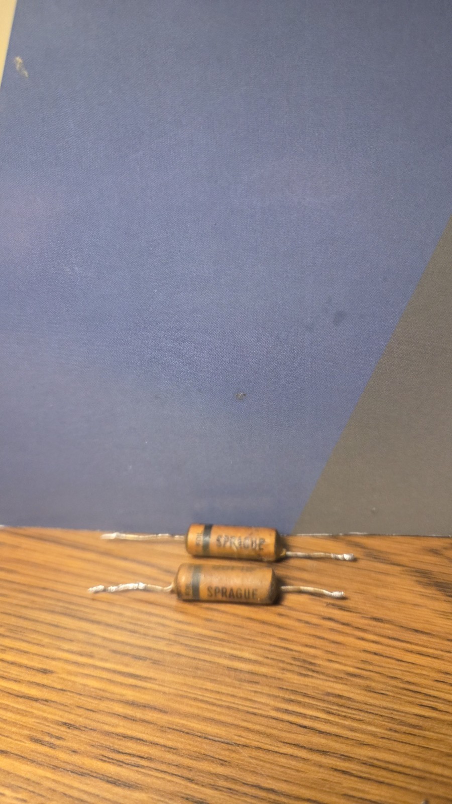 Sprague Wax Capacitor Pair .02 uf 200v TEST .025 /.030 Guitar Cap Fender Gibson