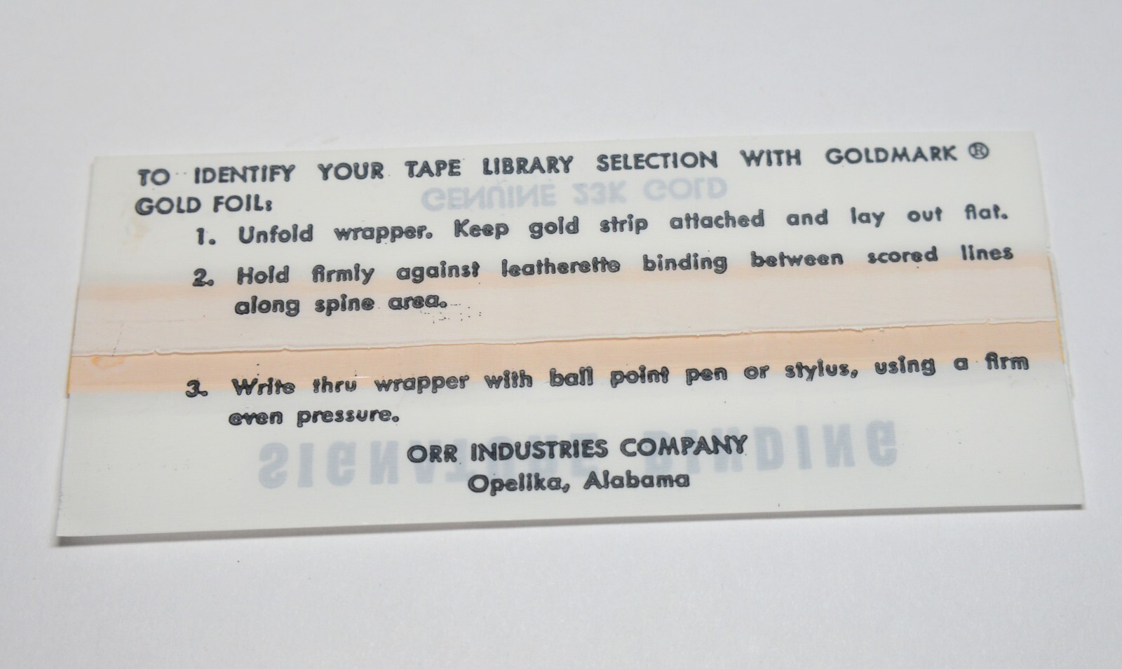 GENUINE 23K GOLD SIGANTURE BINDING SHEET FOIL CRAFT