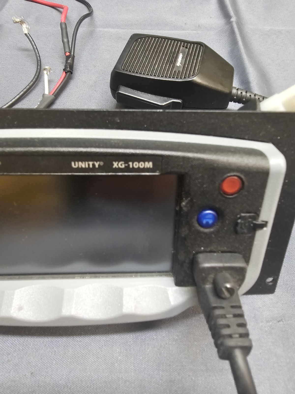 Harris UNITY CH-100 XG-100M VHF UHF Color Touchscreen Control Head w Mic