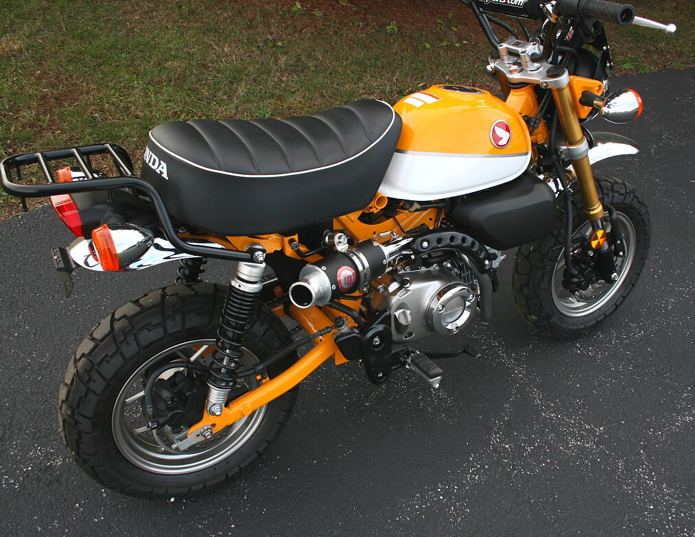 HONDA 125 MONKEY PERFORMANCE EXHAUST PIPE SYSTEM MATTE BLACK SILENCER tbw1461