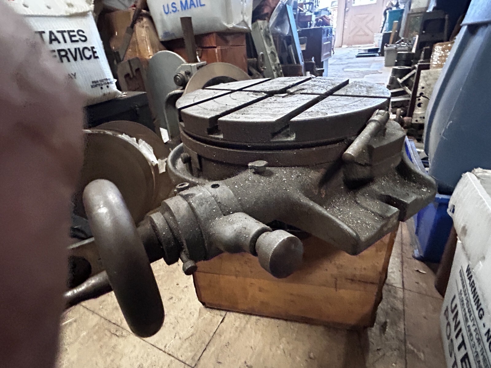 MACHINIST TOOL LATHE Japan 12" Rotary Table Fixture Made in Japan