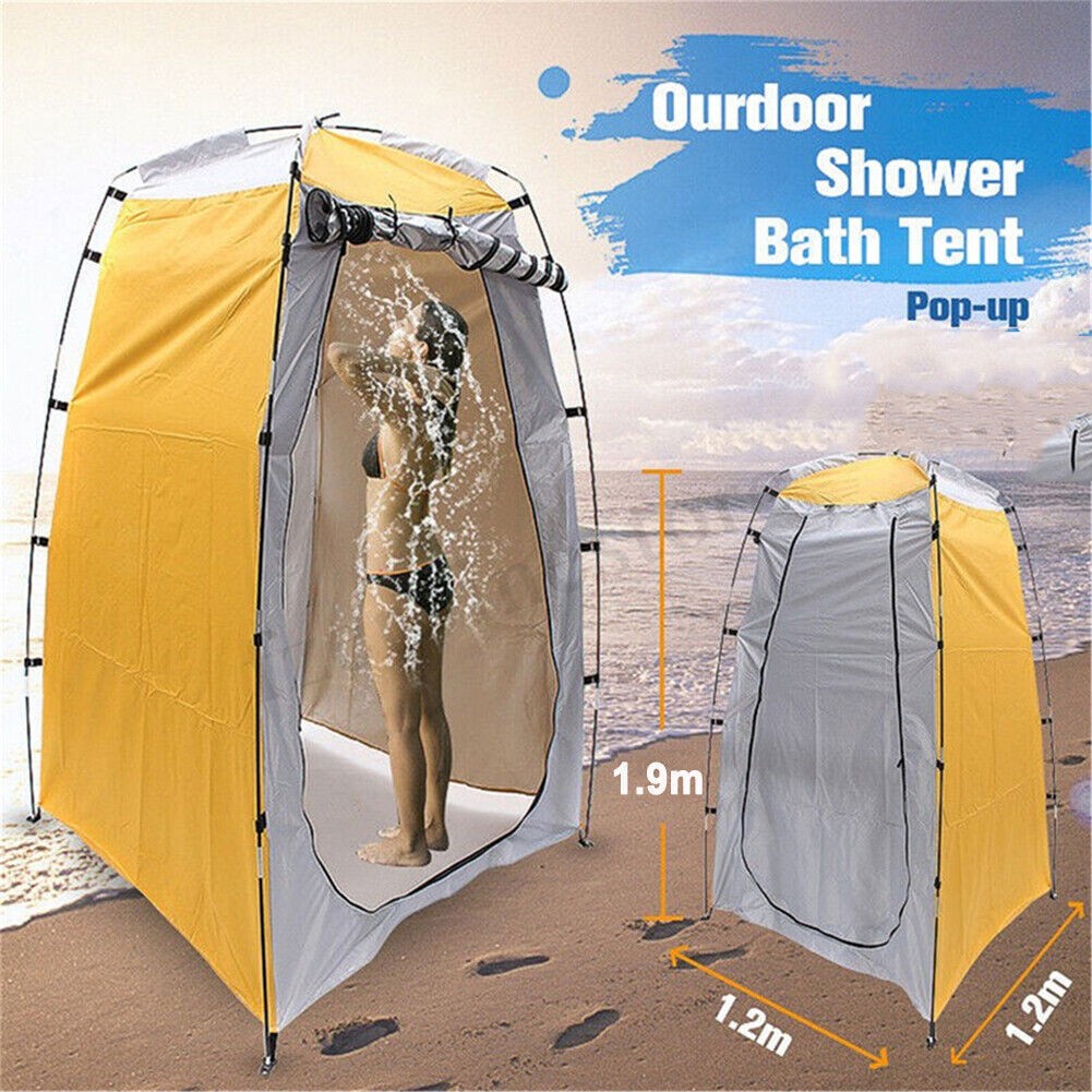 Portable Toilet and Privacy Tent for Adults, Pop Up Potty Tents Outdoors Toilets