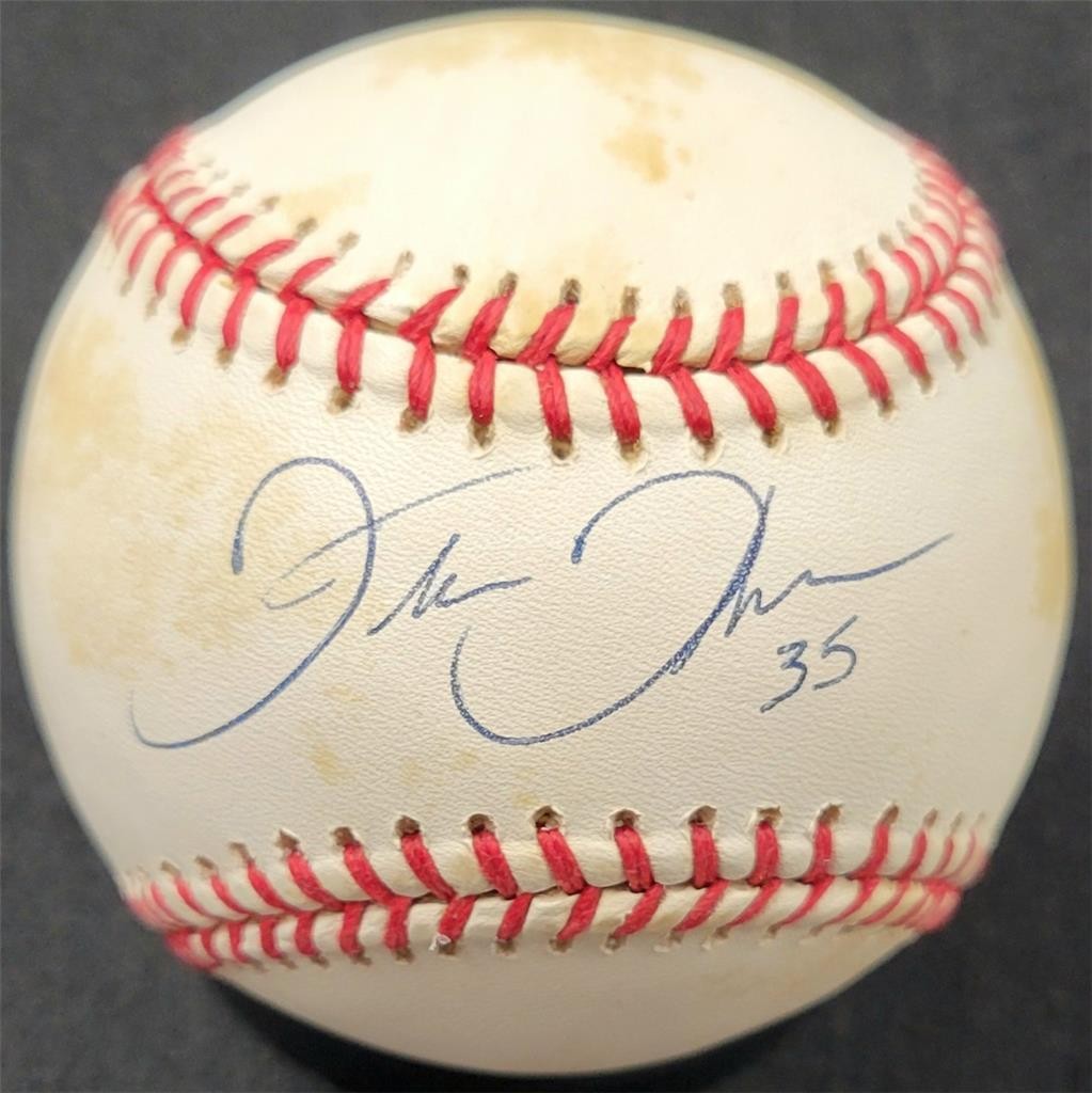 Frank Thomas signed American League AL Baseball autograph ~ PSA Sticker