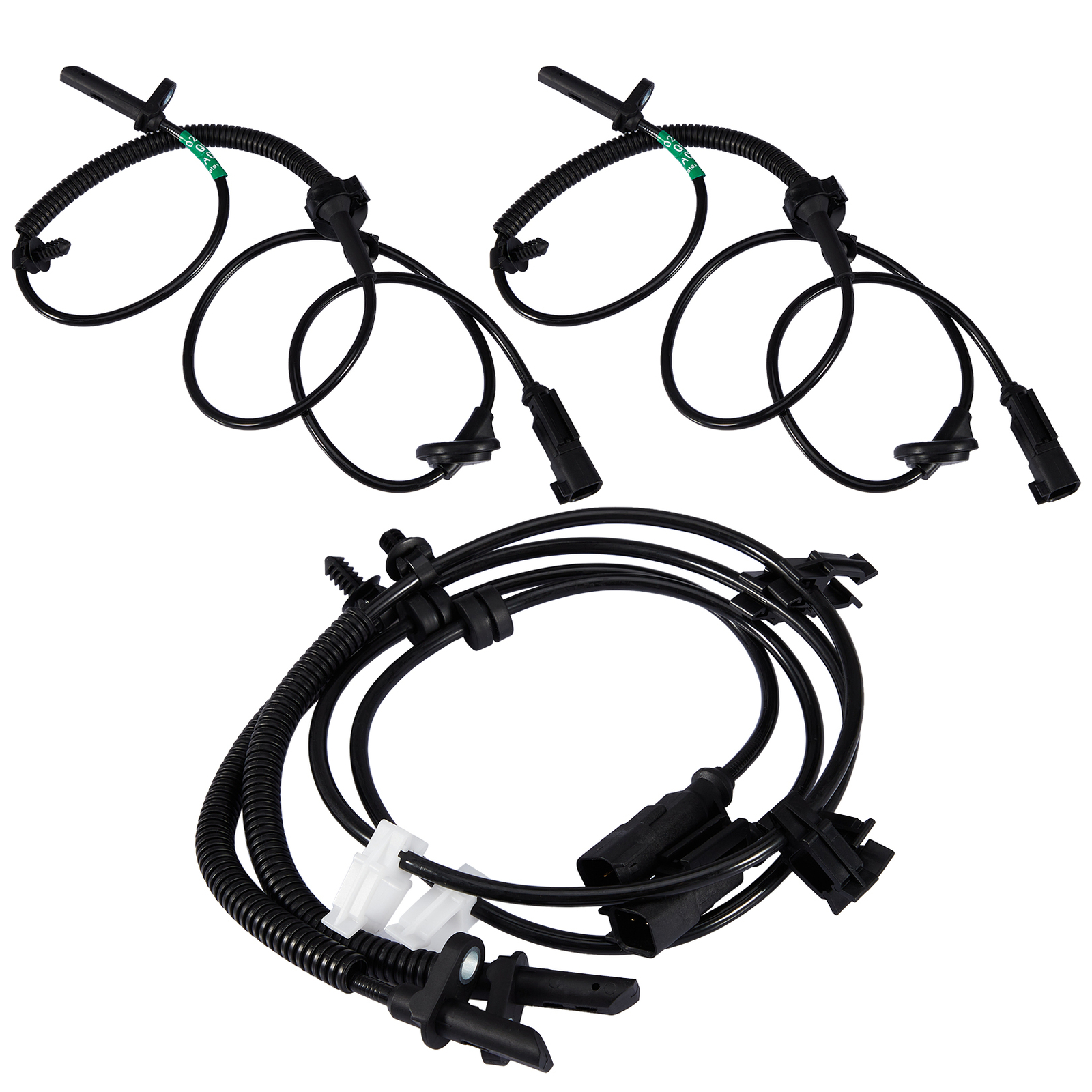 For 2009-2017 Chevy Traverse 3.6L Front & Rear Side ABS Wheel Speed Sensor, 4PCS