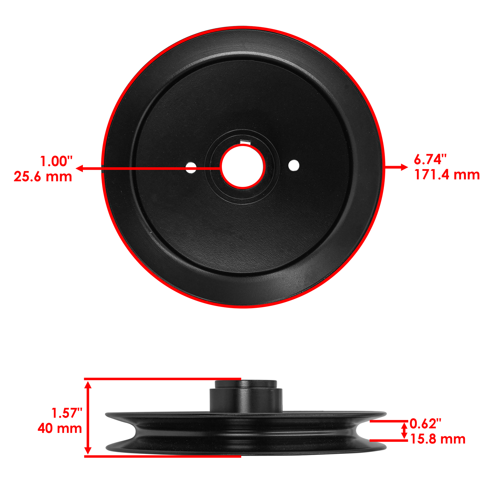 60" Deck Spindle Pulley Blade Belt Kit for Gravely 991038 991041 991055 991057