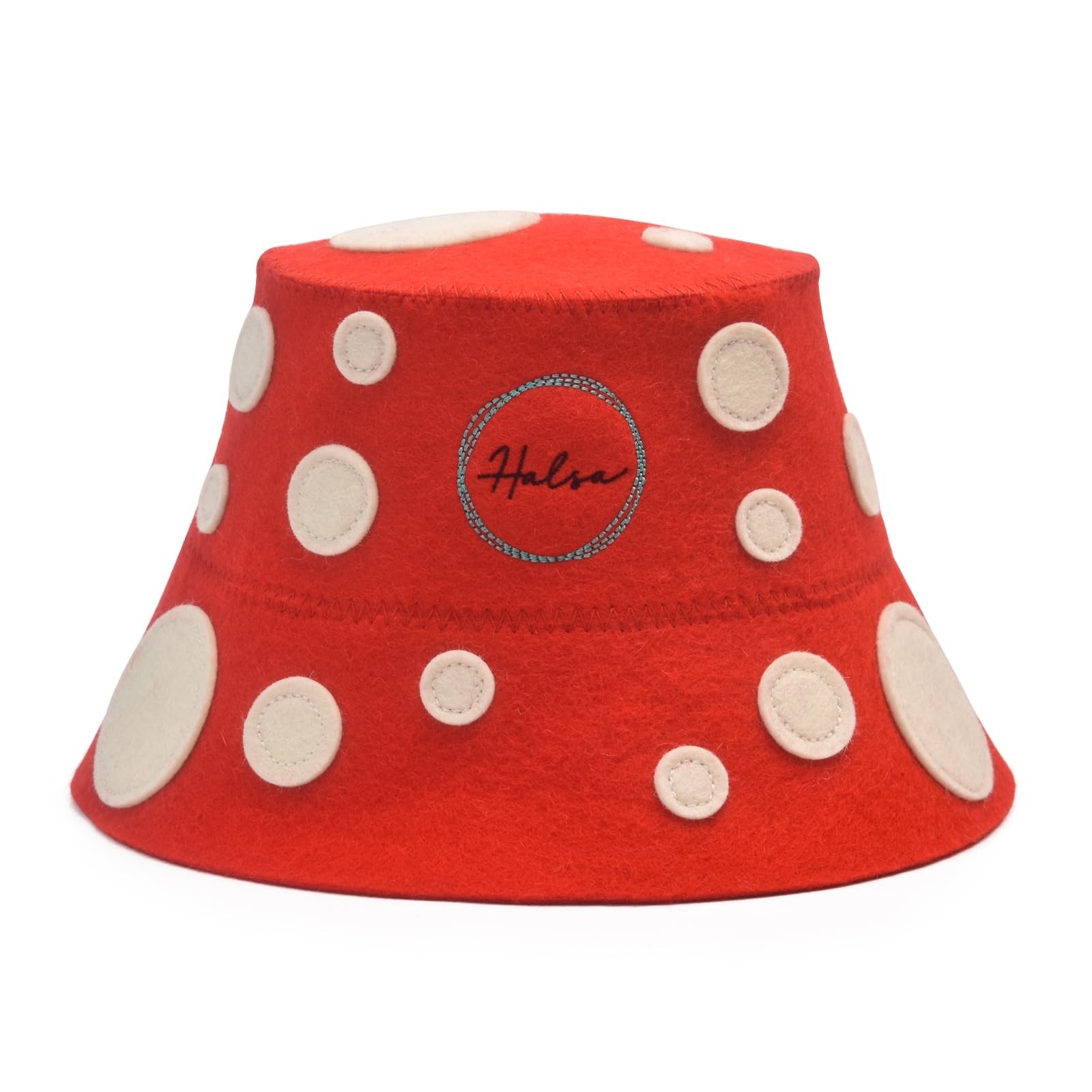 Halsa Sauna Hat, Natural Wool Cap for Men & Women, Mushroom - Eco-Friendly, I...