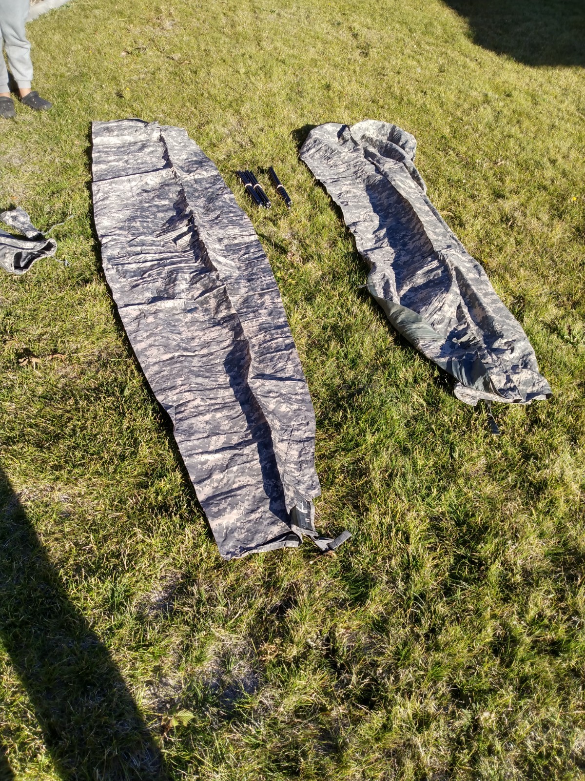 USGI Improved Combat Shelter ICS ORC ACU 1-Person Tent Used