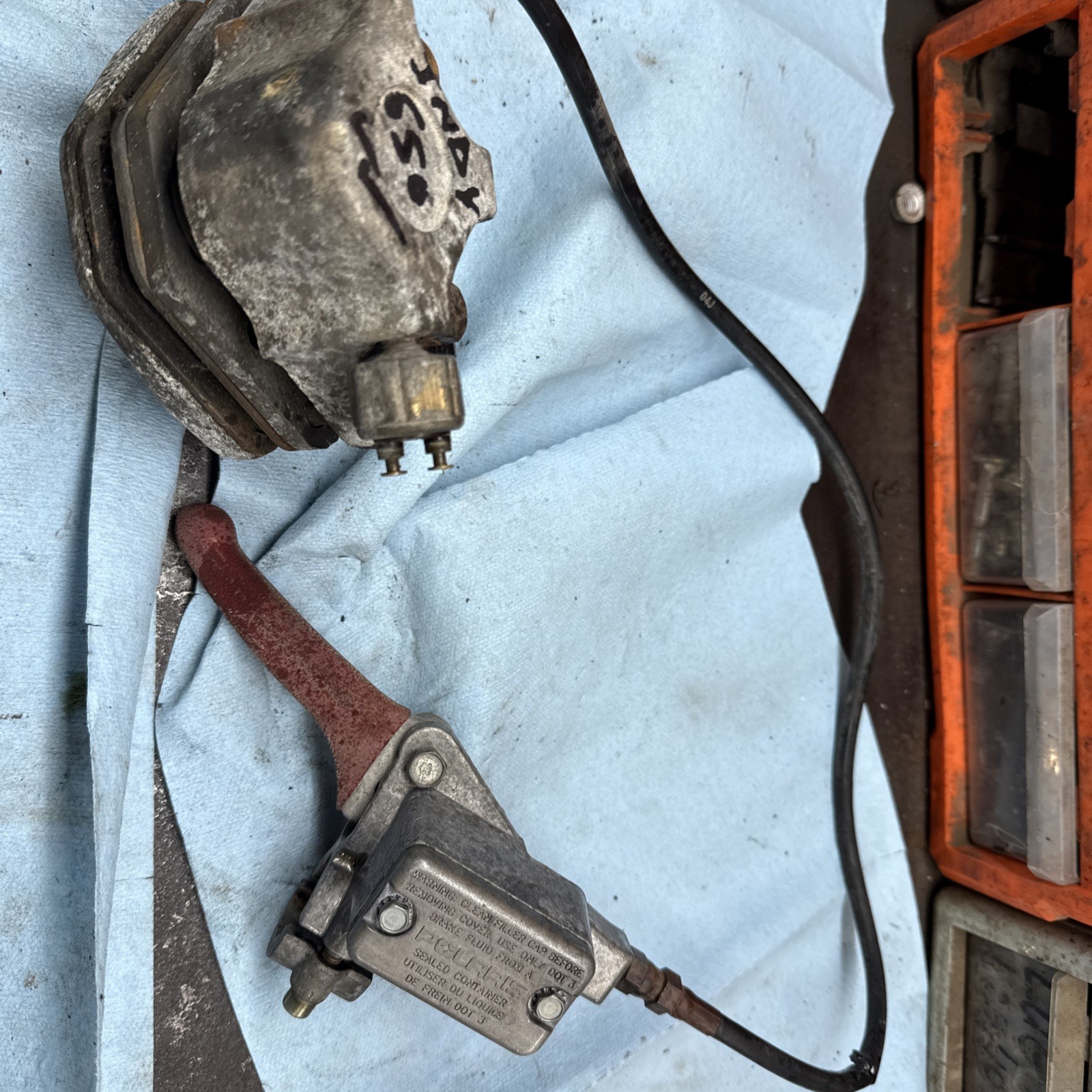 1990 POLARIS INDY 650 Brake Caliper And Master Cylinder