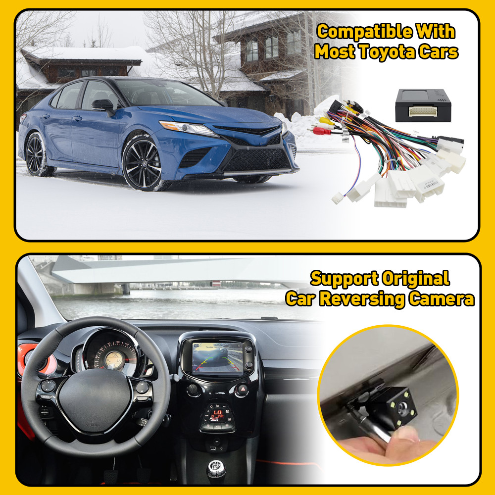 For Toyota Car Stereo Radio Power Harness Cable Wire Adapter Support JBL AMP US