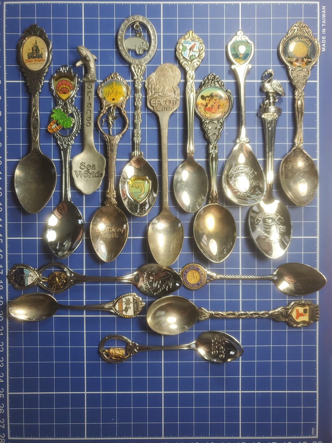 Vintage Souvenir Spoons Lot - Florida Theme