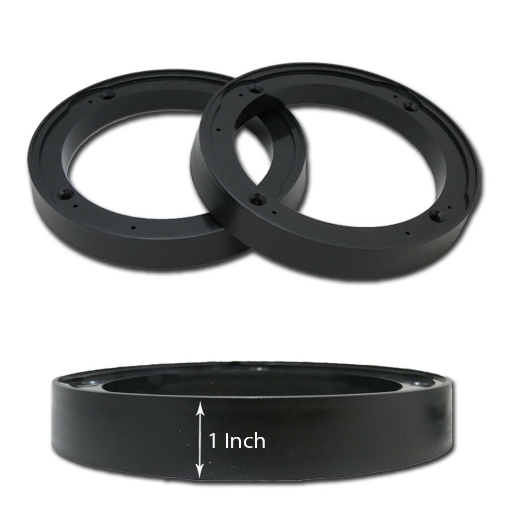 UNIVERSAL 1" PLASTIC DEPTH RING ADAPTER/ SPACER FOR S/2 5.25" - 6" CAR SPEAKERS