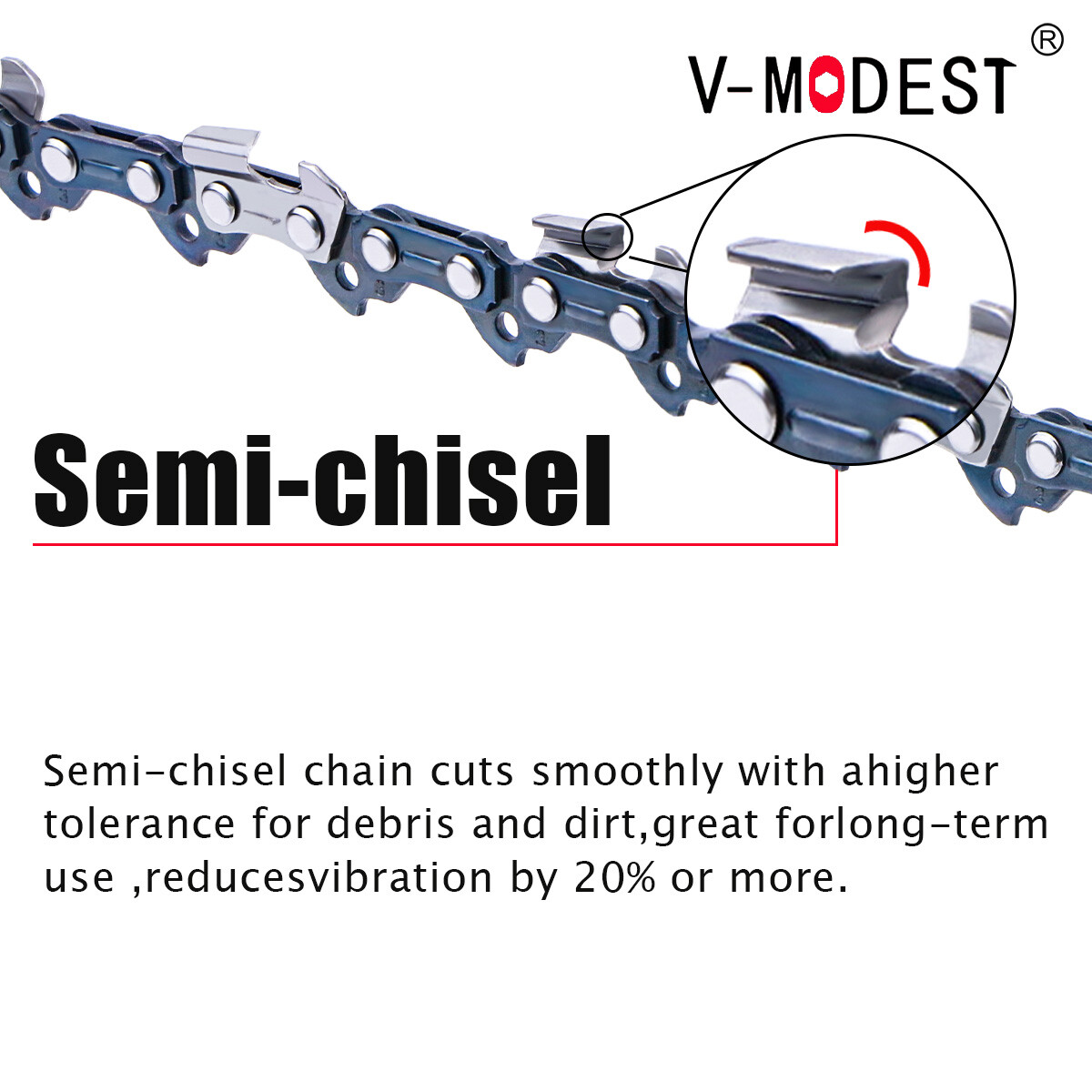 1-3PCS 18" For ATLAS™ 80V Brushless Cordless Chainsaw Chain Blade 3/8LP 050 62DL