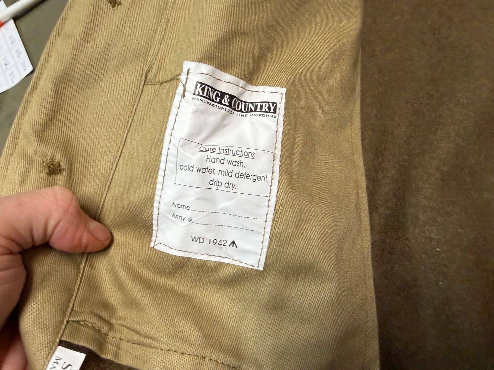 WWII BRITISH ARMY P1937 P37 WOOL BATTLEDRESS FIELD JACKET-SIZE 2XLARGE