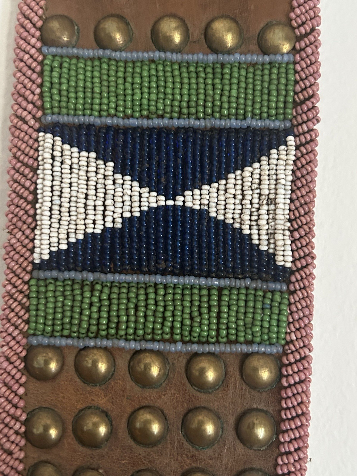 1890s. Northern Plains Beaded Belt