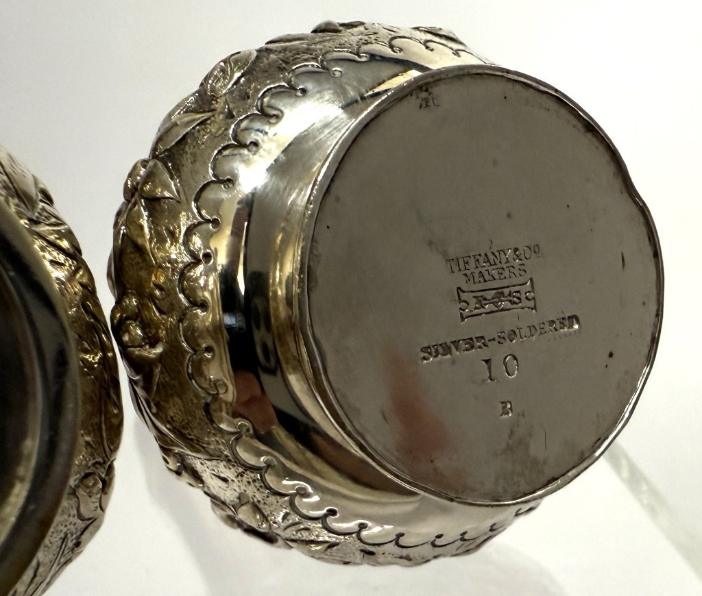Tiffany & Co. Repousse Salt & Pepper Shakers #7043