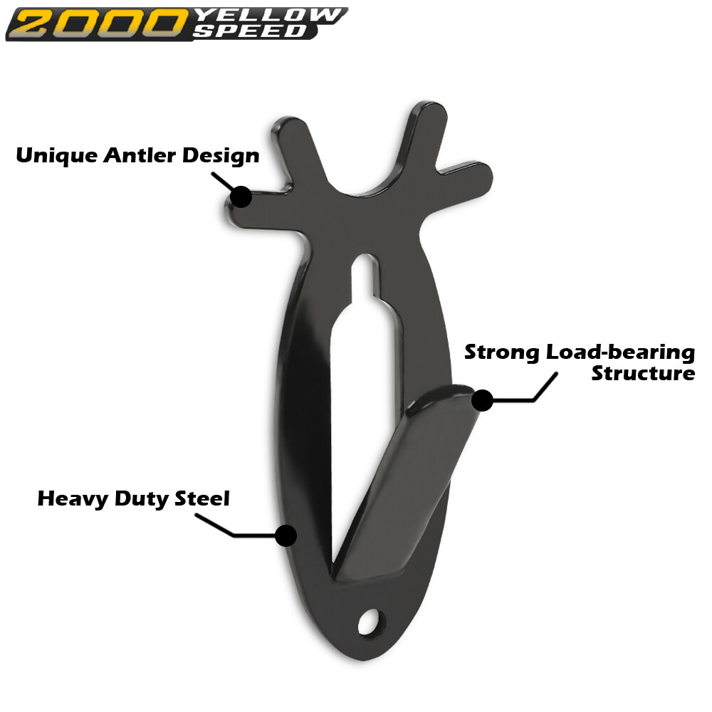 5 Pack European Mount Skull Wall Hanger Hook Deer Antelope Antler Mount Bracket