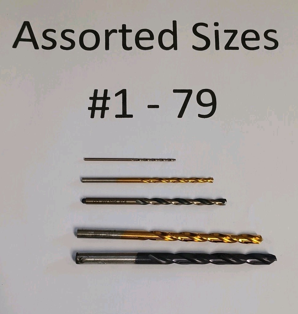 Jobber Drill Bits #1-79 USA Sold Individually  *Orders over $20 Ship Free*