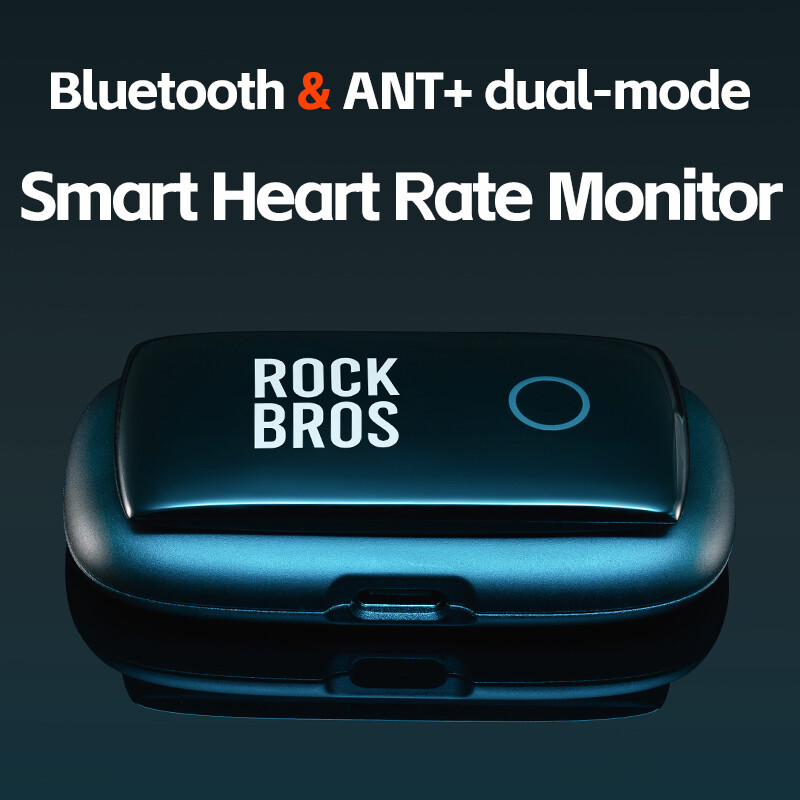ROCKBROS Bike Wireless Computer GPS Heart Rate Monitor ANT+ Smart Speedometer