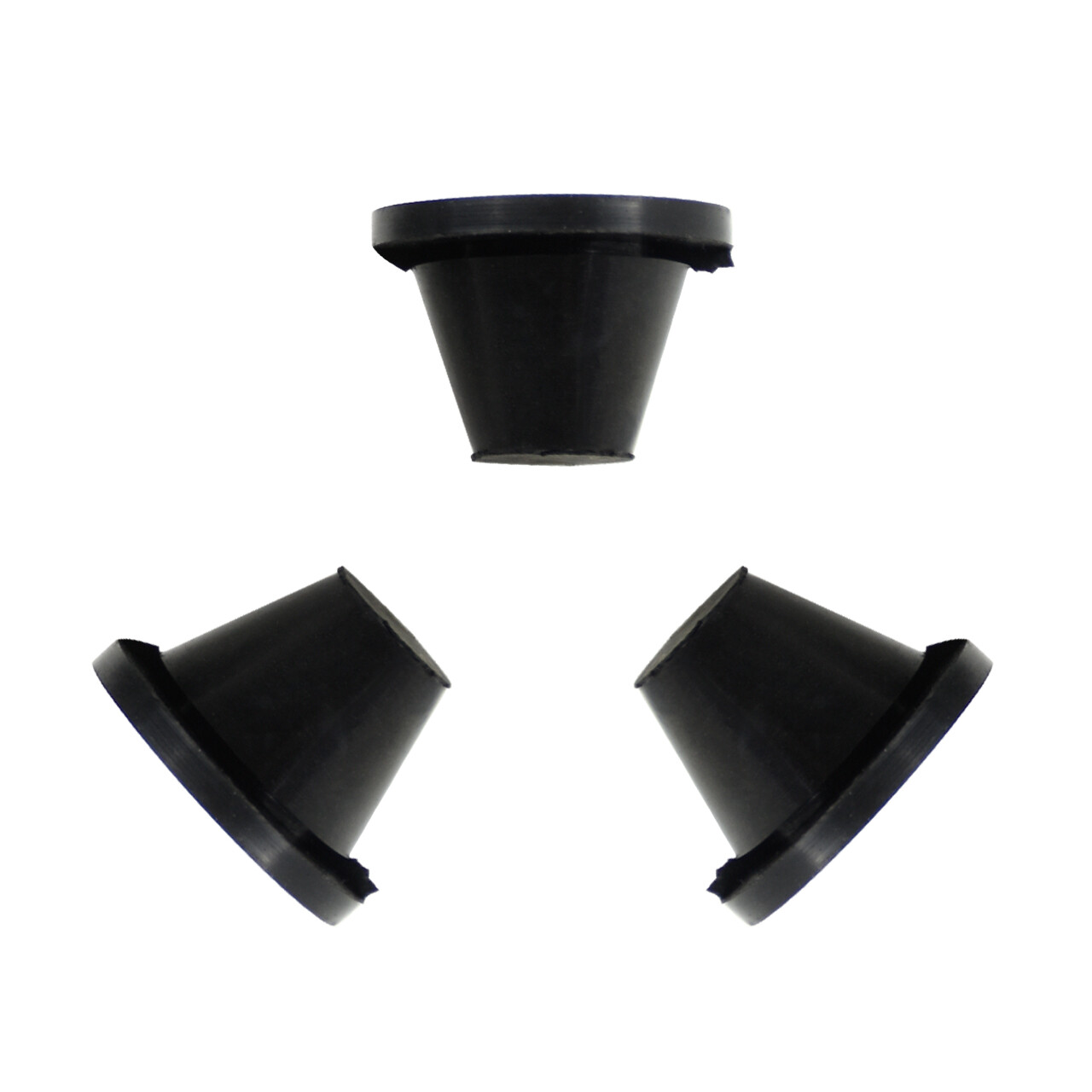 6x Rubber Side Cover Grommets Fits For Harley Touring Road King Glide 1996-2007