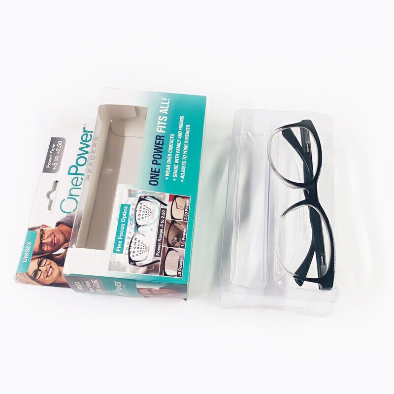 2Pairs Auto Focus Reading Glasses for Presbyopia, Unisex 0.5-2.5D Clear Vision