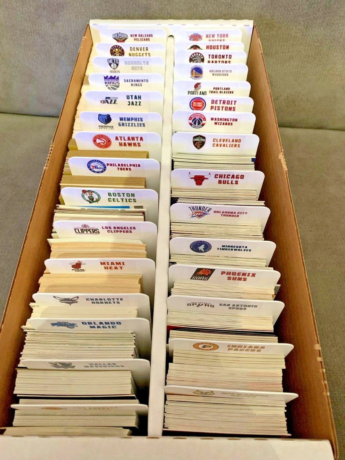 BUNDLE DEAL Sports Card TALL Dividers With FREE Customized NBA MLB & NFL Labels