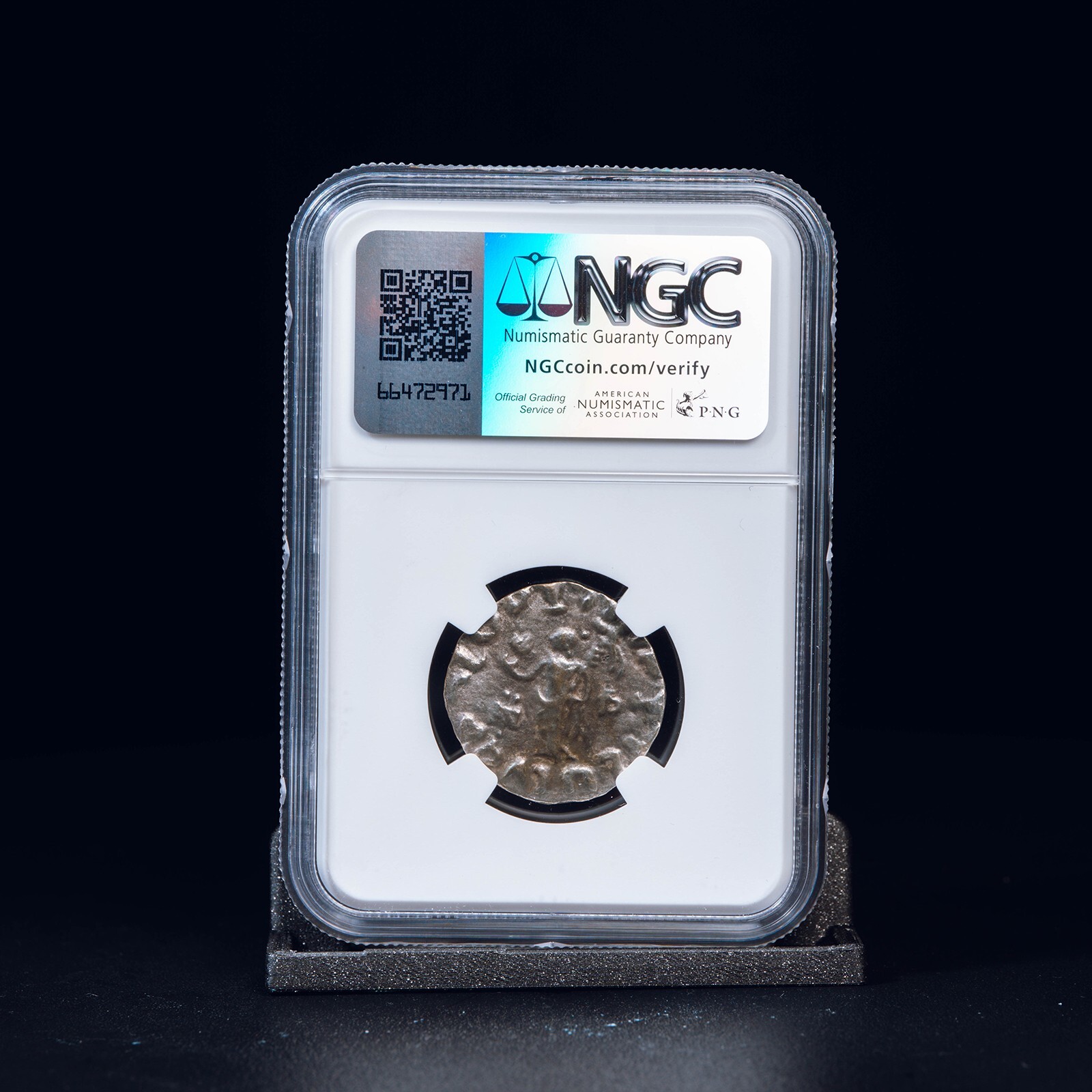 Indo-Scythians Three Wise Men Silver Tetradrachm After 58 B.C. | VF NGC Ancients