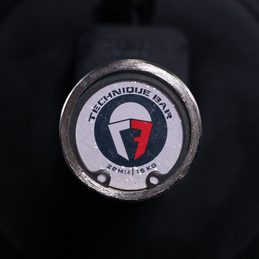 Titan Fitness Olympic Technique Training Barbell, 6 FT Chrome Finish, 15 KG