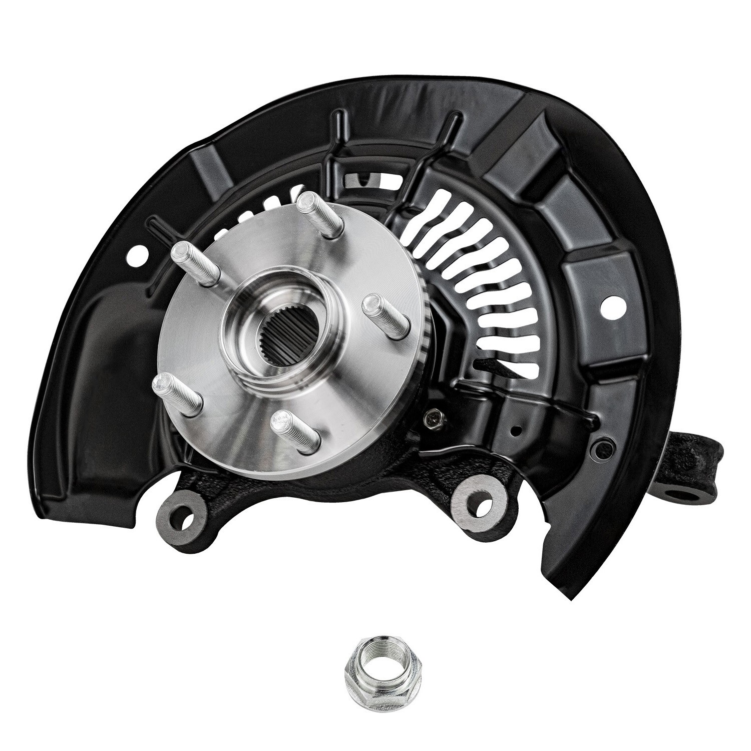 For 2011-2017 Toyota Sienna FWD Pair Front Steering Knuckles Wheel Hub Bearing