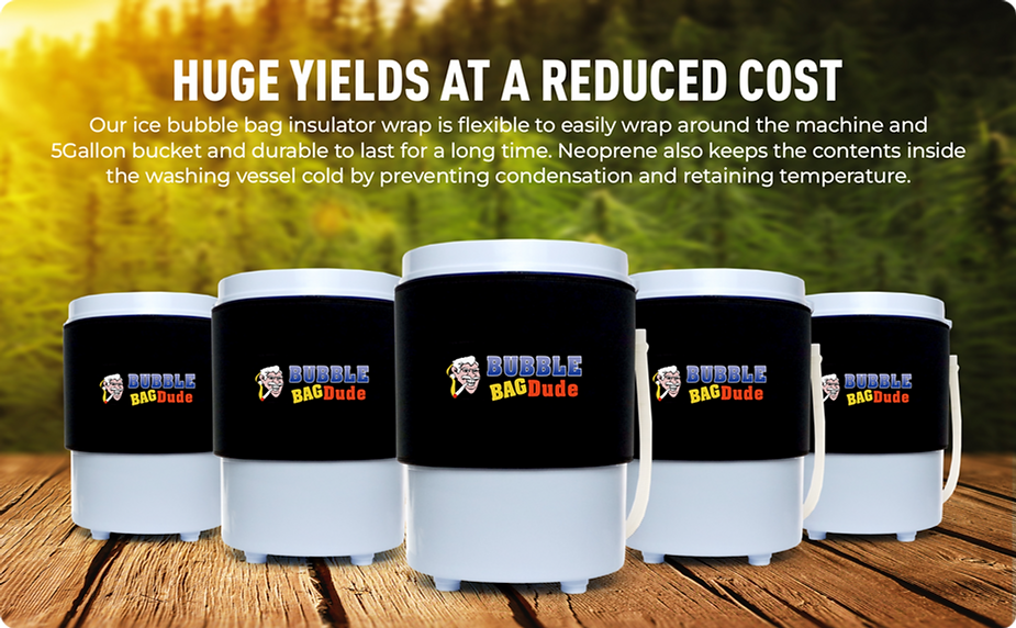 BUBBLEBAGDUDE Thermal Wrap Insulation for 5 Gallon bubble Machine