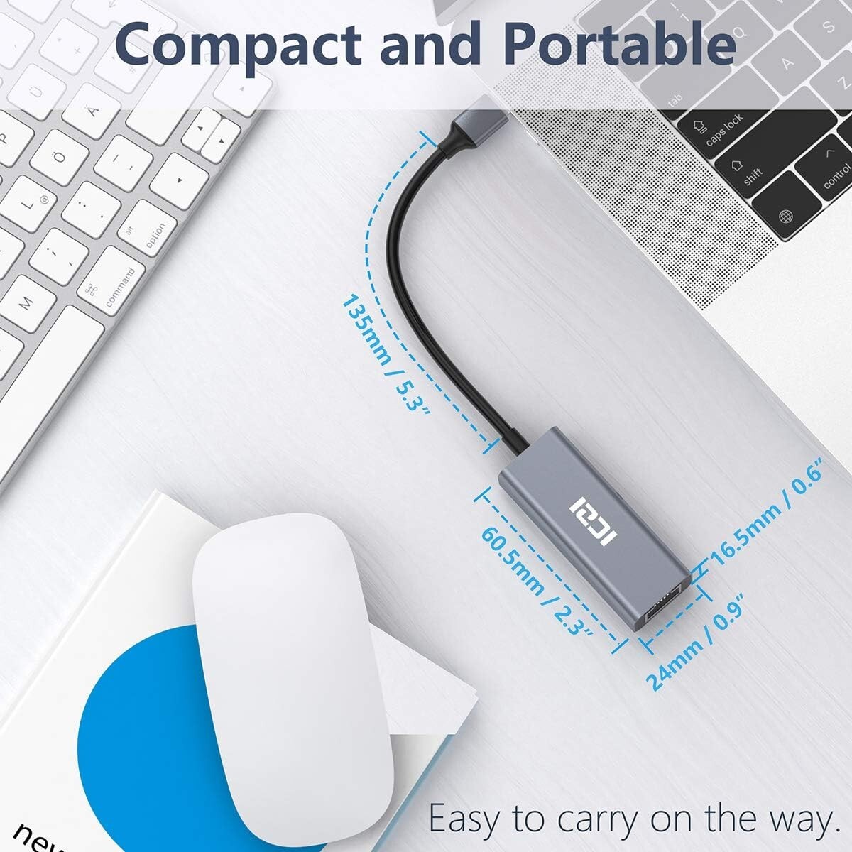 USB 3.0 Gigabit Ethernet LAN RJ45 1000Mbps Network Adapter For Windows PC Mac